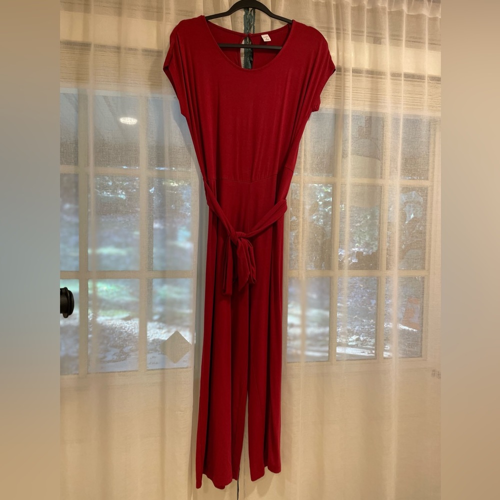 Red old navy medium jumpsuit